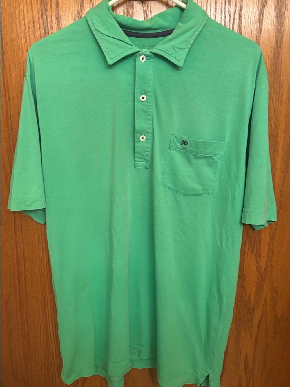Lilly Pulitzer “Mens Stuff”  Short Sleeve Beach Polo - Green